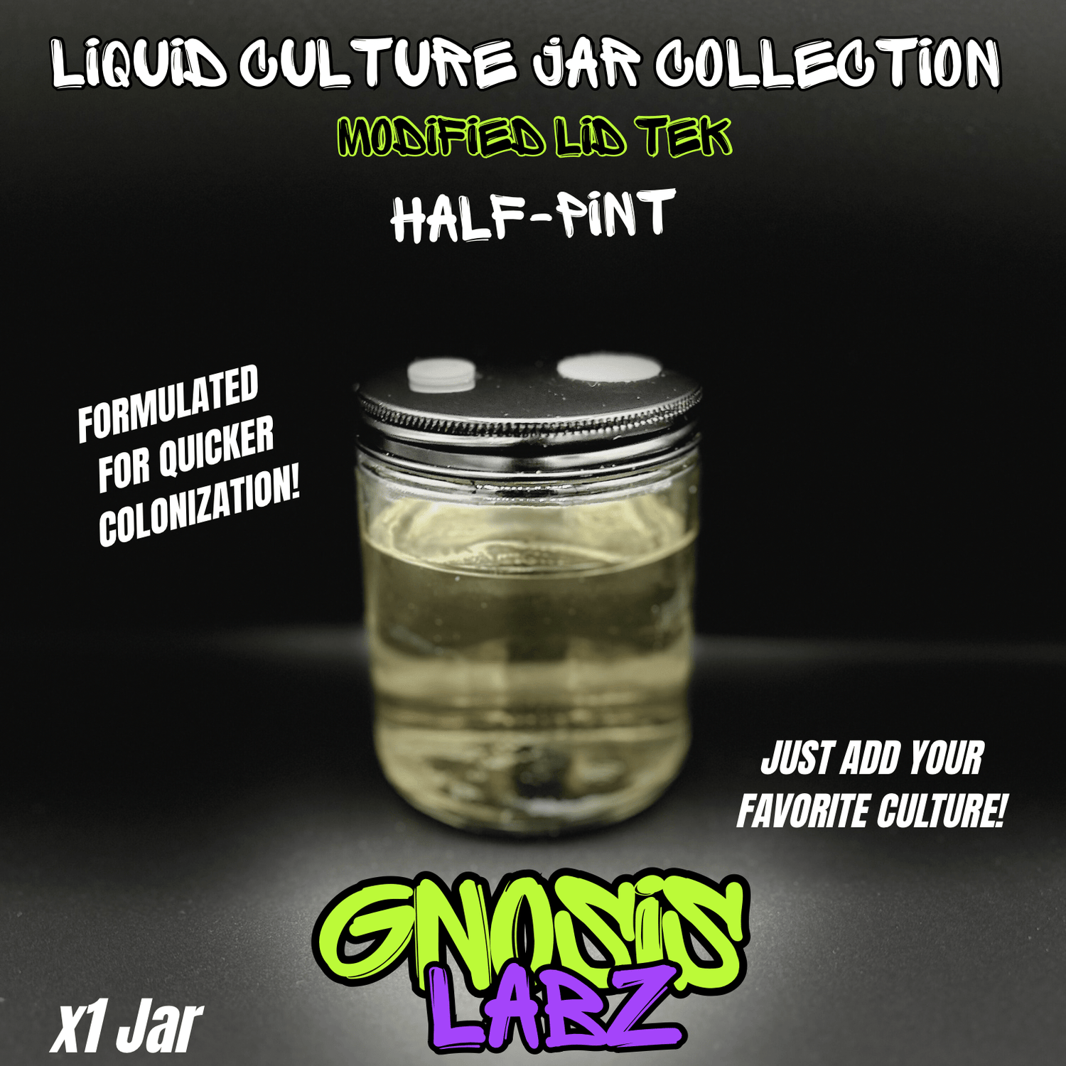 Culture Media (Agar Cups, Liquid Culture Jars, Plates) - Gnosis Labz 