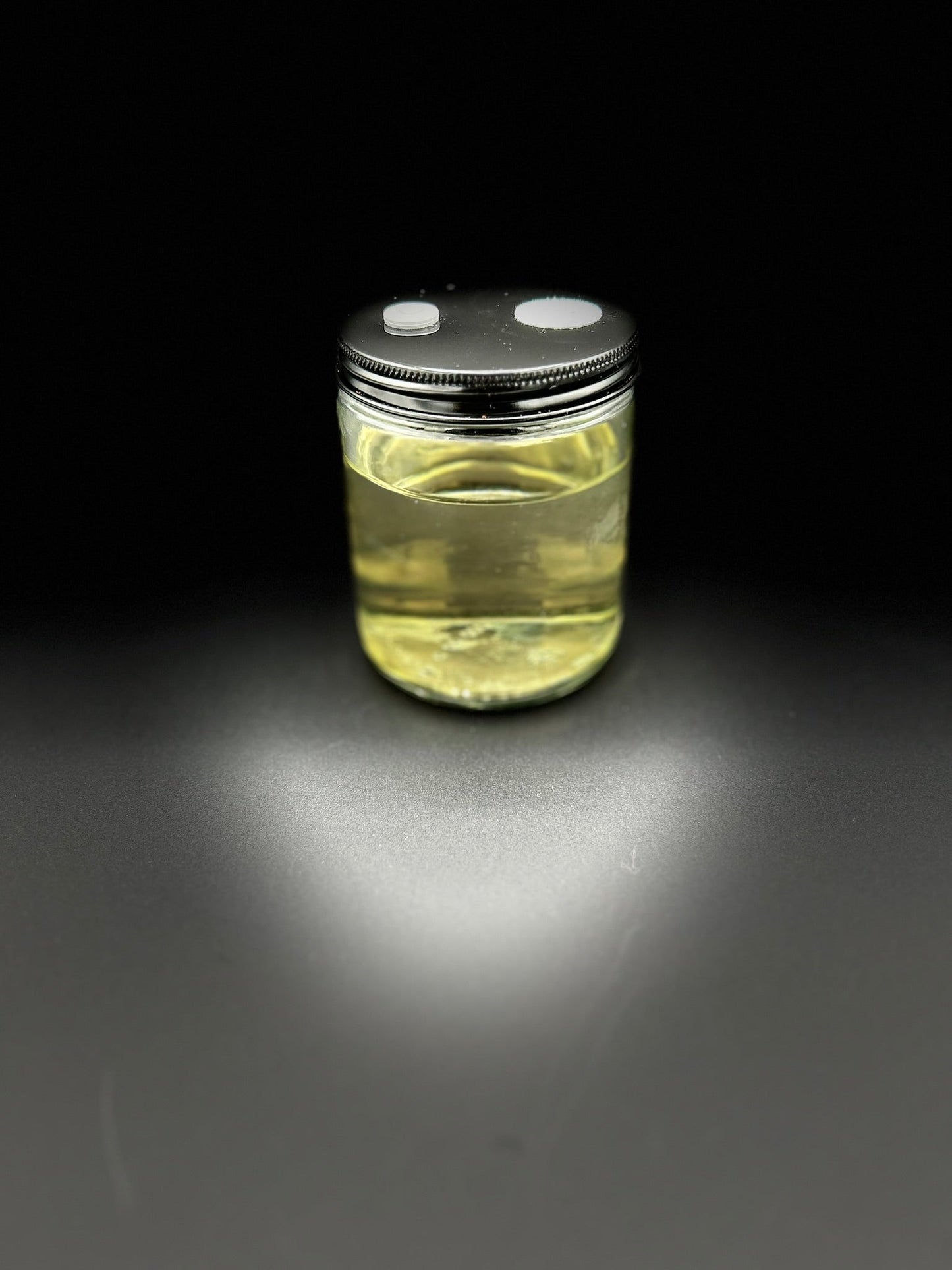 150 ml Sterile Liquid Culture Solution Jar | Injection Port + Filter Patch - Gnosis Labz
