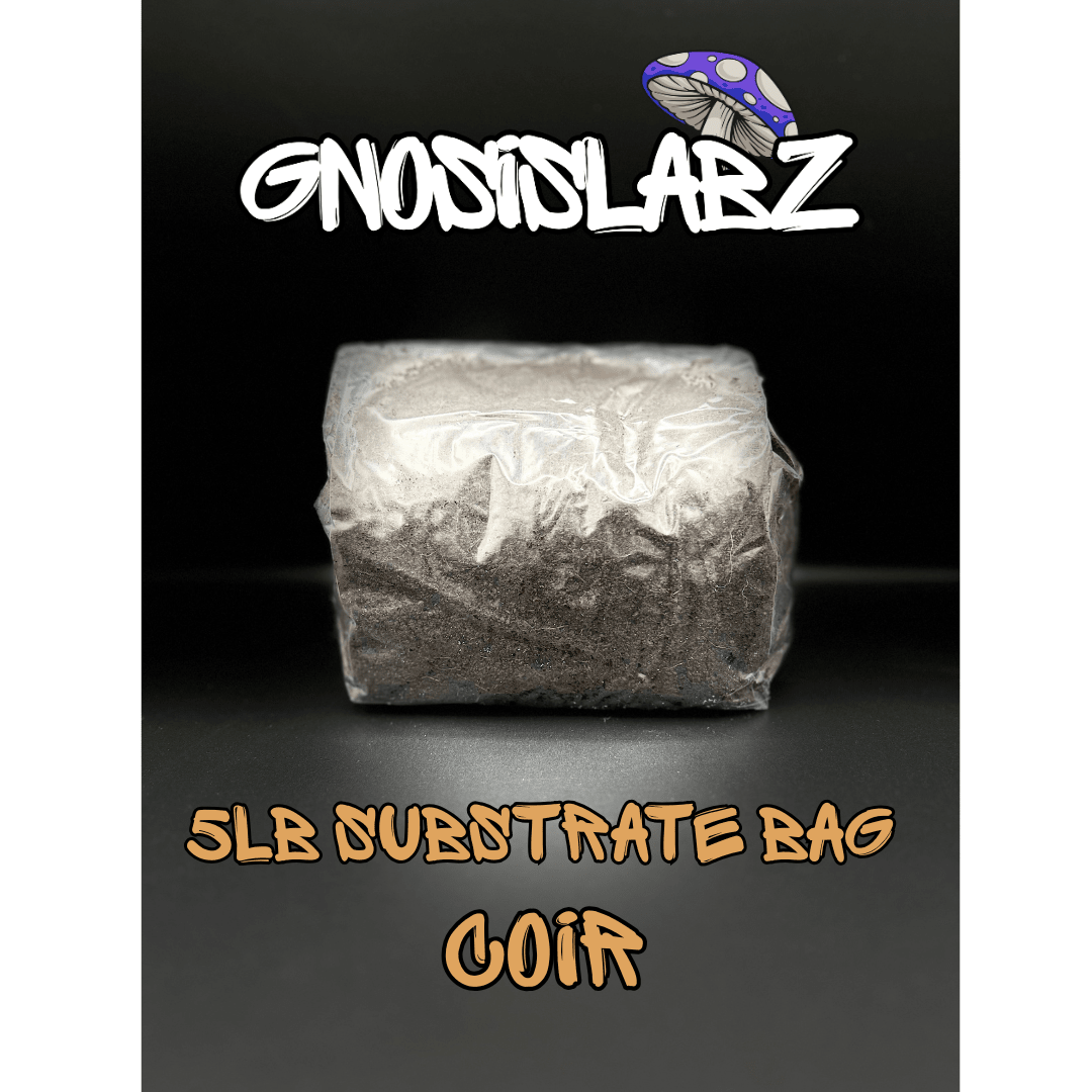 5lb Bag of Organic Coco Coir Substrate - Sterilized and Never Pasteurized for Best Quality! Ready to Spawn to Bulk! - Gnosis Labz Gnosis Labz